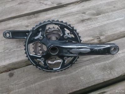 Лот: 10068324. Фото: 1. Система shimano fc-m542 с кареткой... Запчасти