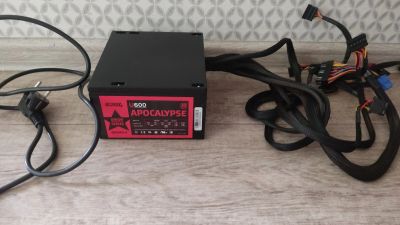Лот: 20295459. Фото: 1. Блок питания 600W Apocalypse U600. Корпуса, блоки питания