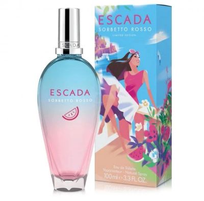 Лот: 11379981. Фото: 1. Escada woman Sorbetto Rosso Туалетная... Женская парфюмерия