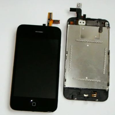 Лот: 3770007. Фото: 1. Дисплей iPhone 3G + тачскрин черный... Дисплеи, дисплейные модули, тачскрины