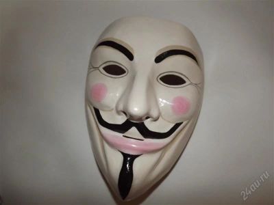 Лот: 1273789. Фото: 1. Маска Гая Фокса(V for Vendetta... Другое (ручная работа)