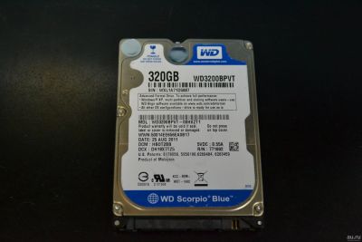 Лот: 15938015. Фото: 1. Жесткий жёсткий диск в ноутбук... Жёсткие диски (HDD)