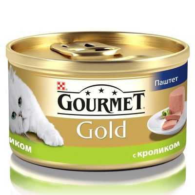 Лот: 15056090. Фото: 1. Gold (Гурме Голд) кролик 85 г... Корма