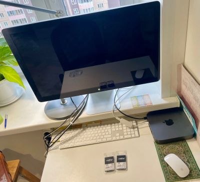 Лот: 25522206. Фото: 1. Apple Mаc mini 2018 + Apple Thunderbolt... Компьютеры в сборе