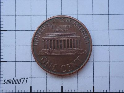 Лот: 5413033. Фото: 1. 1 цент США 1993г. Америка