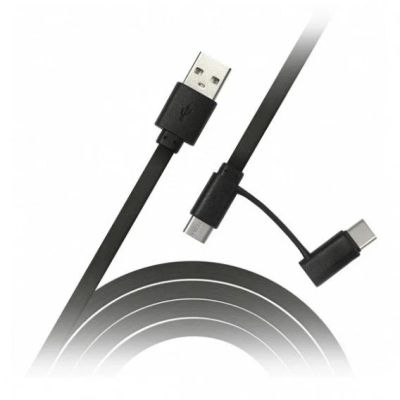 Лот: 17595640. Фото: 1. Кабель USB- microUSB/Type-C Smartbuy... Дата-кабели, переходники