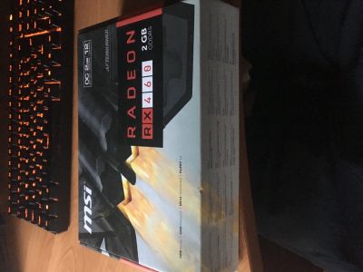 Лот: 12841002. Фото: 1. Msi radeon rx 460 2gb gddr5. Видеокарты