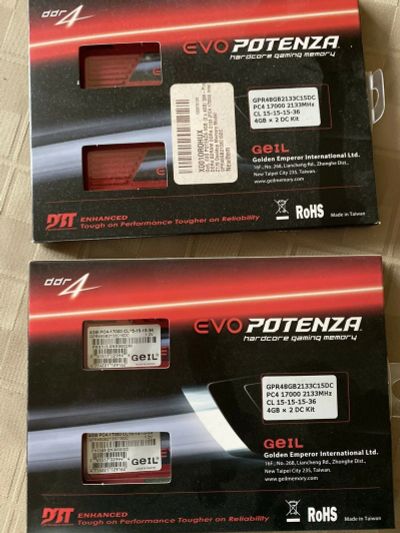 Лот: 15582249. Фото: 1. Geil Evo Potenza 16 GB (4x4GB... Оперативная память