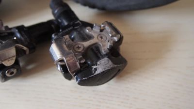Лот: 9326311. Фото: 1. Контактные педали Shimano PD-M505... Запчасти