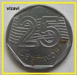 Лот: 16371403. Фото: 1. Бразилия 25 сентаво 1994 (8). Америка