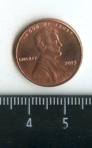 Лот: 16915366. Фото: 1. (№7067) США 1 цент 2019 год,Линкольн. Америка