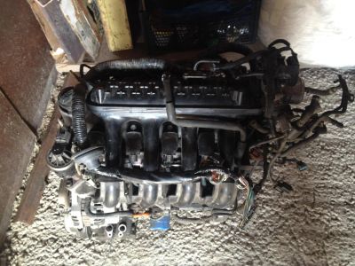 Лот: 5819816. Фото: 1. двигатель на Honda fit GD1. Двигатель и элементы двигателя