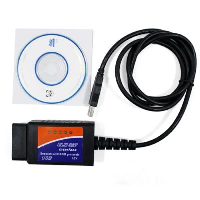 Лот: 6247306. Фото: 1. ELM 327 USB (OBD II). Электроприборы для автомобиля