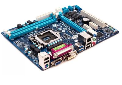 Лот: 13451605. Фото: 1. Gigabyte GA-B75M-D3V (LGA1155... Материнские платы