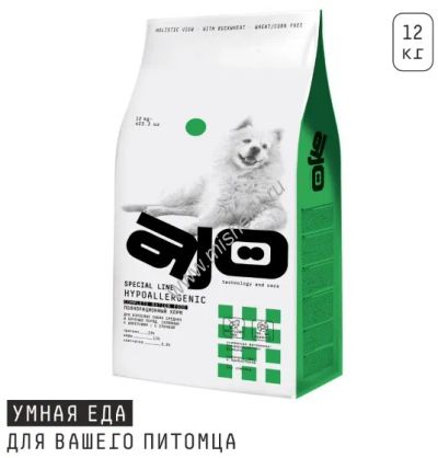 Лот: 24869924. Фото: 1. AJO Dog Hypoallergenic для пищеварения... Корма