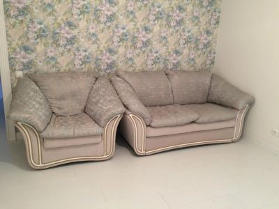 Лот: 7023650. Фото: 1. Продам диван ( раздвижной )с креслом... Диваны