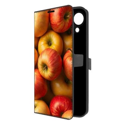 Лот: 25543144. Фото: 1. Чехол Krutoff Eco Book "Яблоки... Чехлы, бамперы