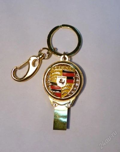 Лот: 3774481. Фото: 1. USB флешка брелок 8 Gb "Porsche... Подарки на 8 марта