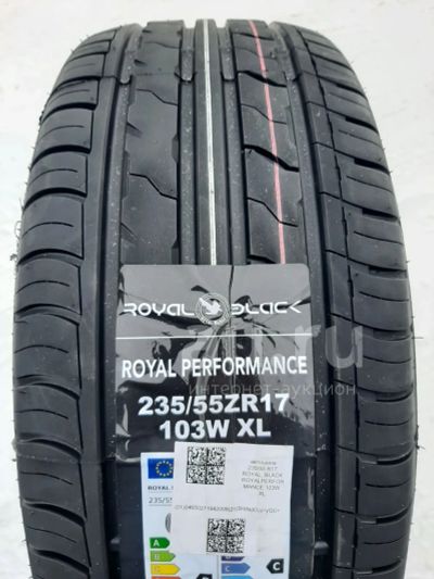 Лот: 23358674. Фото: 1. Летняя резина 235/55 R-17 "Royal... Шины