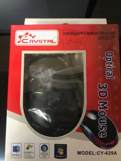 Лот: 14177344. Фото: 1. Компьютерная мышка Crystal Optical... Клавиатуры и мыши