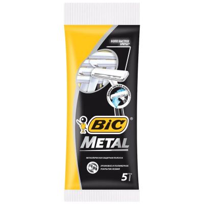 Лот: 24345598. Фото: 1. Станок для бритья Bic, Metal... Бритвенные станки и лезвия