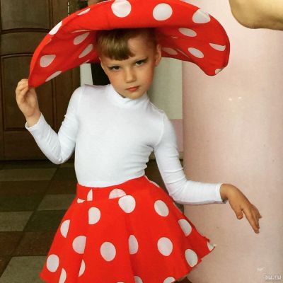 Лот: 12783360. Фото: 1. Новогодний костюм Мухомор для... Детские карнавальные, праздничные костюмы