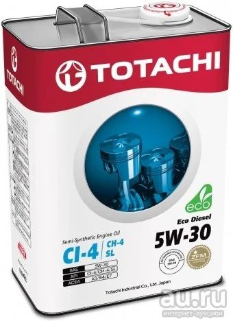 Лот: 8635305. Фото: 1. Totachi Eco Diesel, 5W-30, 4L. Масла, жидкости