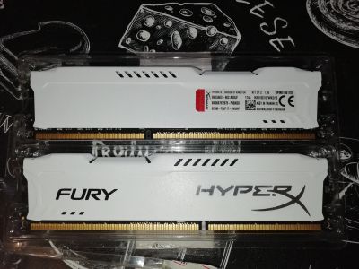 Лот: 14623164. Фото: 1. HyperX White 1866 16gb 2x8 DDR3... Оперативная память
