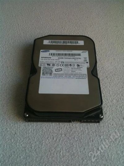Лот: 718980. Фото: 1. Жесткий диск Samsung SP082N 80GB... Жёсткие диски (HDD)