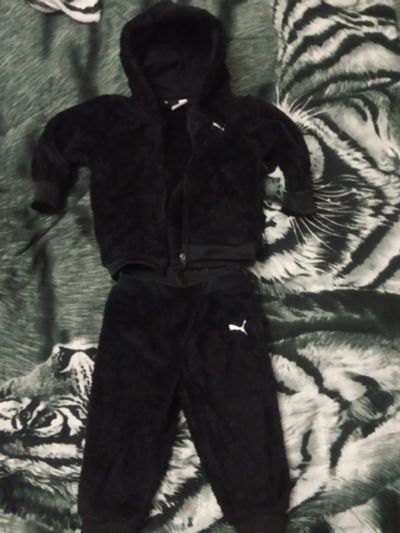 Лот: 21139528. Фото: 1. Спортивный костюм Puma чёрный... Спортивная одежда