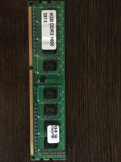 Лот: 7463050. Фото: 1. DDR-3 4GB (2 шт.) 1600MHz Hynix... Оперативная память