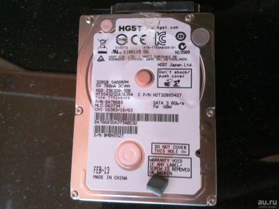 Лот: 9745363. Фото: 1. Жесткий диск от ноутбука 320гб... Жёсткие диски (HDD)
