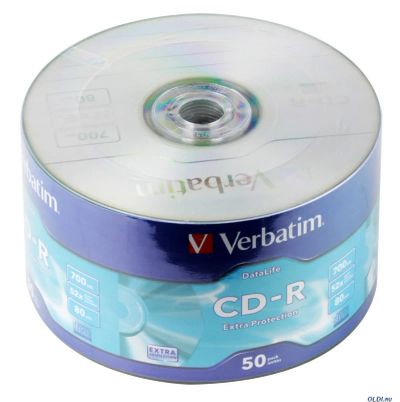 Лот: 2989259. Фото: 1. Диски CD-R Verbatim. Упаковка... CD, DVD, BluRay