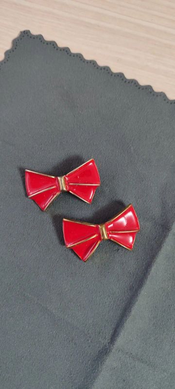 Лот: 25429147. Фото: 1. Брошки-бантики 2шт. Броши