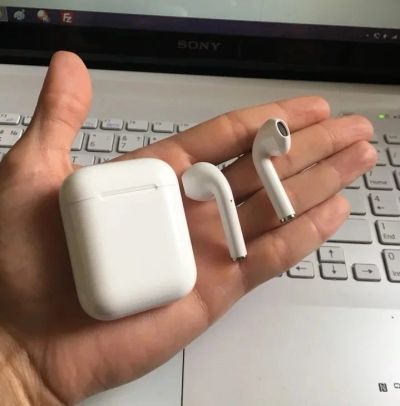 Лот: 12335118. Фото: 1. Беспроводные наушники (AirPods... Наушники, гарнитуры