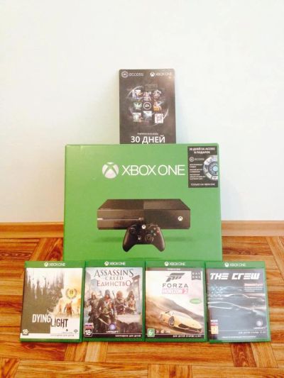 Лот: 6095503. Фото: 1. Xbox One (нераспакованный, 1год... Игровые приставки, консоли