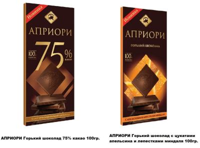Лот: 18940430. Фото: 1. Шоколад Априори 100 грамм. Шоколад, конфеты
