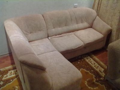 Лот: 3226360. Фото: 1. Уголок Мягкий б\у, с 1 РУБЛЯ. Кресла, пуфы