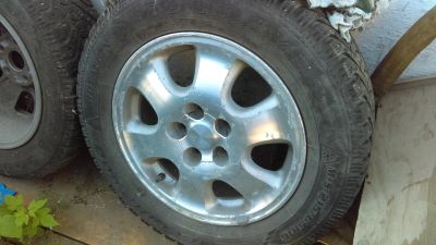 Лот: 16416503. Фото: 1. колёса тойота рав4 rav4 / ipsum. Шины на дисках