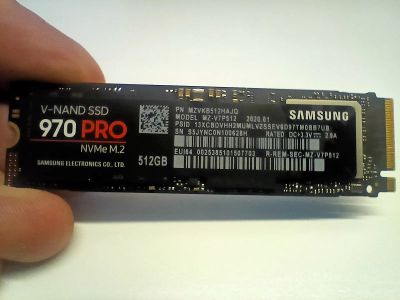 Лот: 21081327. Фото: 1. SSD Samsung 970 PRO 512 Gb mz-v7p512. SSD-накопители