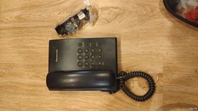 Лот: 13831543. Фото: 1. Телефон стационарный Panasonic. Проводные телефоны