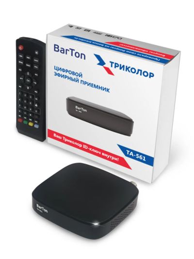Лот: 16634051. Фото: 1. Цифровой эфирный приемник BarTon... Медиаплееры