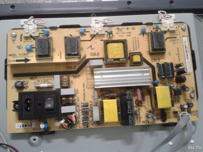 Лот: 10954383. Фото: 1. Блок питания+инвертор PLC80P... Запчасти для телевизоров, видеотехники, аудиотехники