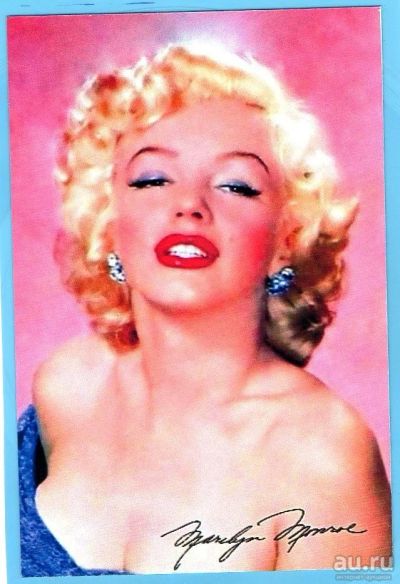 Лот: 17947086. Фото: 1. Marilyn Monroe/Мэрилин Монро-глянцевая... Открытки, конверты