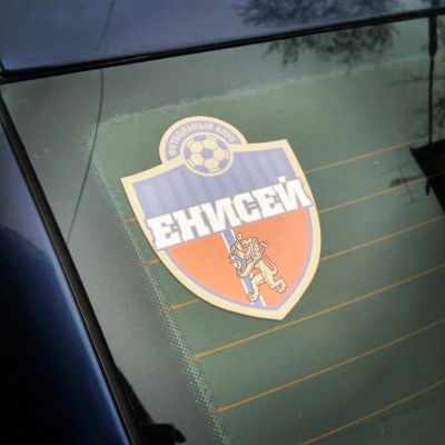 Лот: 11241057. Фото: 1. Наклейка на авто, ФК Енисей. Наклейки автомобильные
