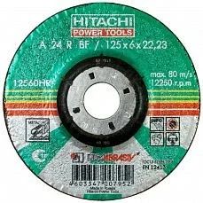 Лот: 10704672. Фото: 1. Круг шлифовальный Hitachi 125х6х22... Расходные материалы, сменные насадки