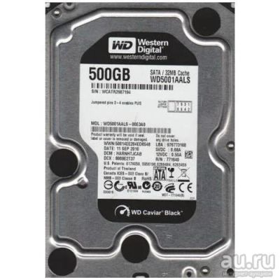 Лот: 13496221. Фото: 1. Надежный Western Digital Caviar... Жёсткие диски (HDD)