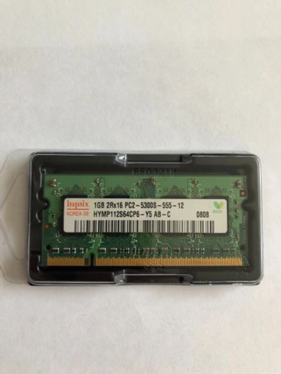 Лот: 22391993. Фото: 1. DDR2 SO-DIMM Hynix 1GB PC2-5300S... Оперативная память