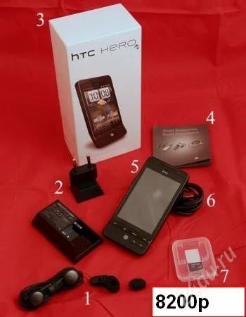 Лот: 715313. Фото: 1. HTC HERO BLACK. Смартфоны