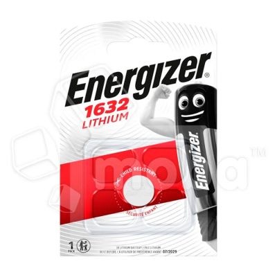 Лот: 18915335. Фото: 1. Батарейка Energizer CR1632 Lithium... Батарейки, аккумуляторы, элементы питания